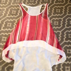 Adorable sexy high low tunic